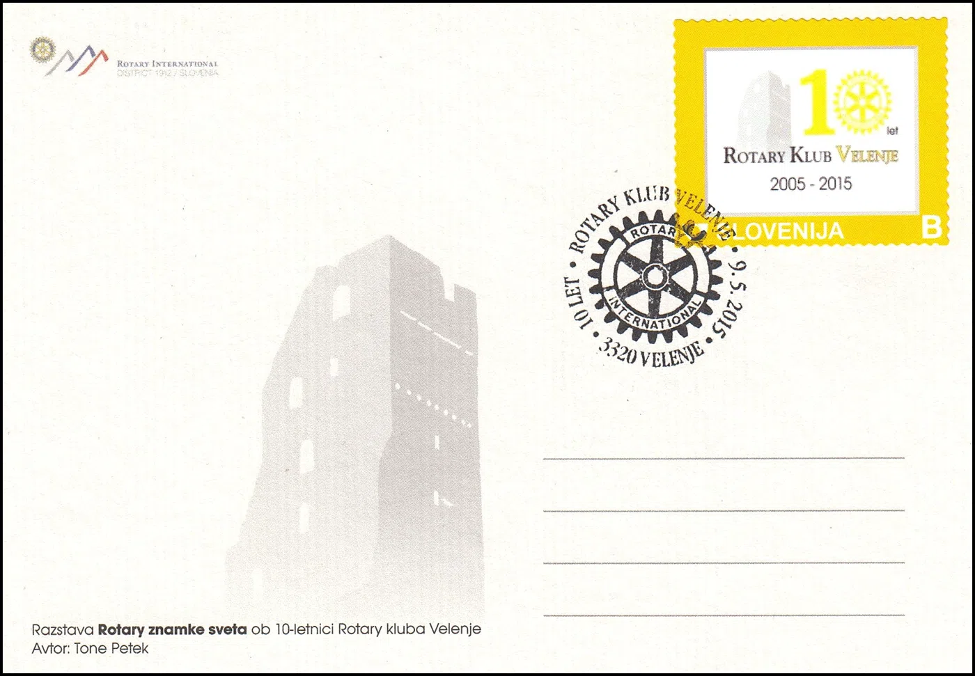 ROTARY KLUB VELENJE 2005 - 2015